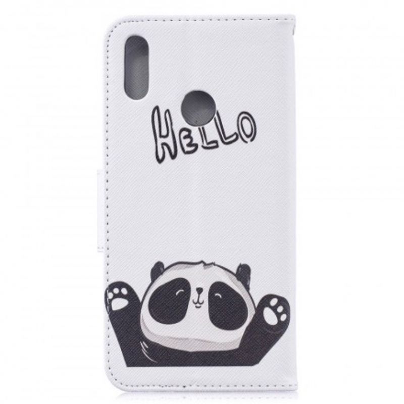 Flip Cover Huawei Y7 2019 Hej Panda