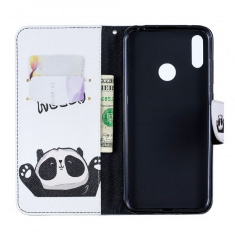 Flip Cover Huawei Y7 2019 Hej Panda