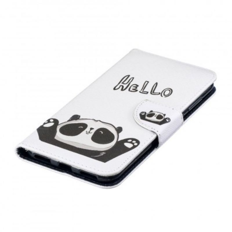 Flip Cover Huawei Y7 2019 Hej Panda