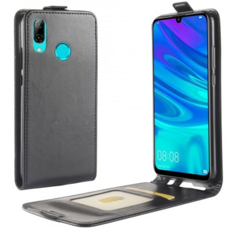 Flip Cover Huawei Y7 2019 Læder Cover Retro Foldning