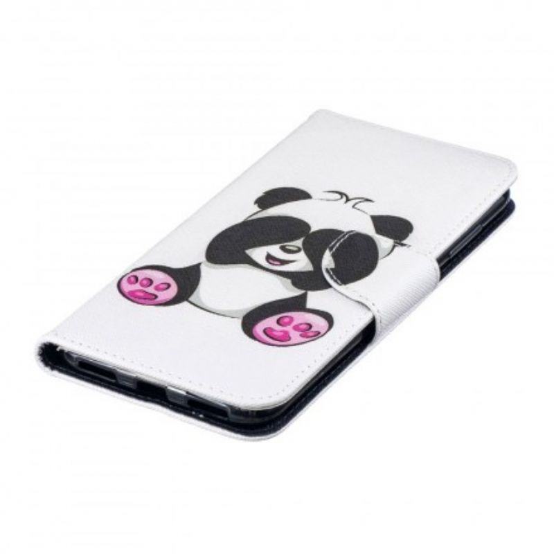 Flip Cover Huawei Y7 2019 Panda Sjov