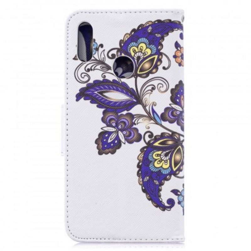 Flip Cover Huawei Y7 2019 Sommerfugletatovering