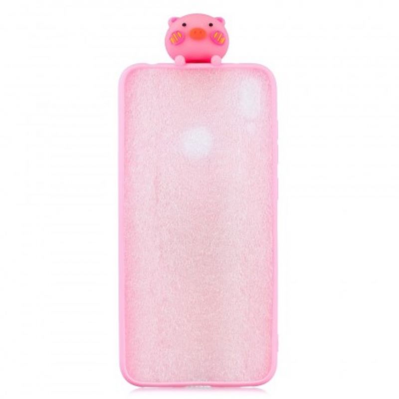 Mobilcover Huawei Y7 2019 Funny Pig 3d