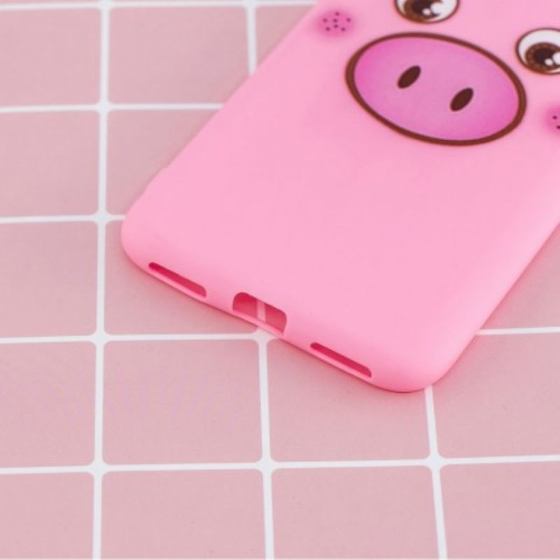 Mobilcover Huawei Y7 2019 Funny Pig 3d