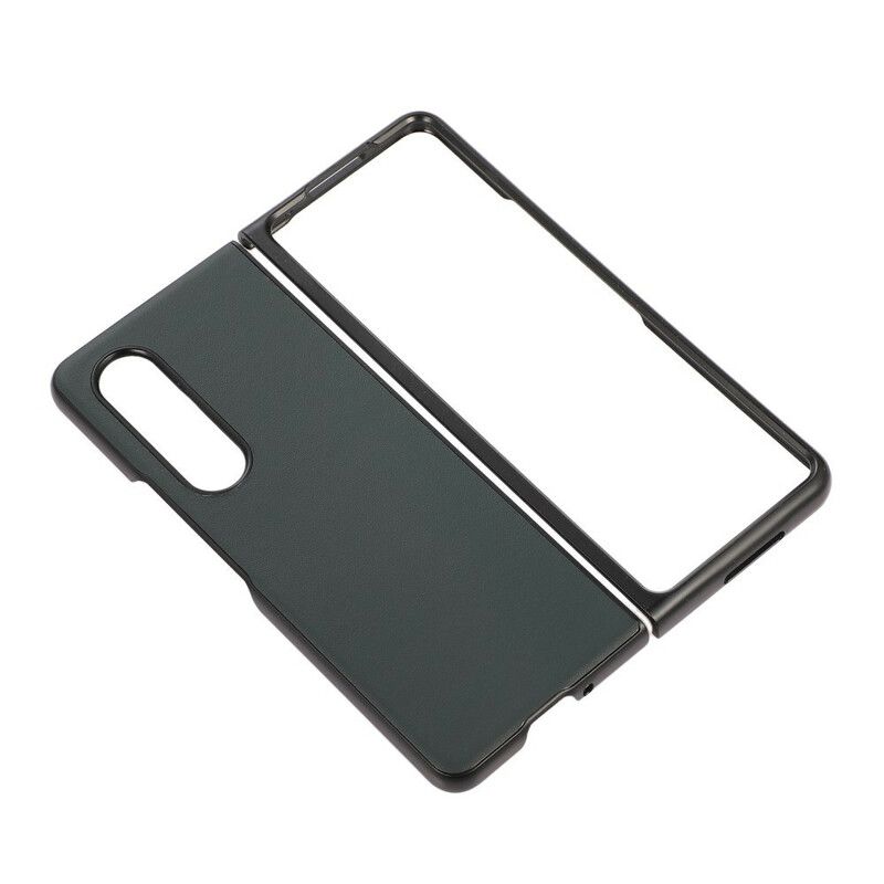 Cover Samsung Galaxy Z Fold 3 5G Ægte Designerlæder