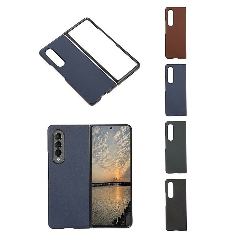 Cover Samsung Galaxy Z Fold 3 5G Ægte Designerlæder