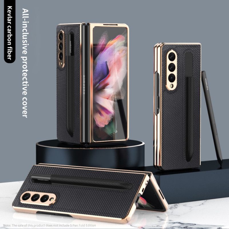 Cover Samsung Galaxy Z Fold 3 5G Beskyttelsessæt Skærmbeskytter Og Stylusholder