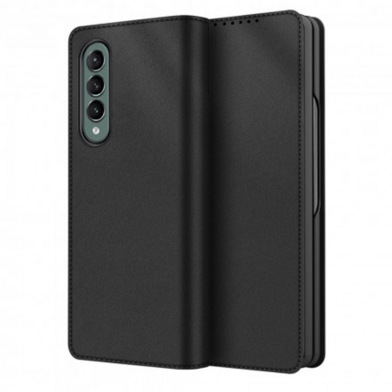 Cover Samsung Galaxy Z Fold 3 5G Flip Cover Skin-touch Split Læder