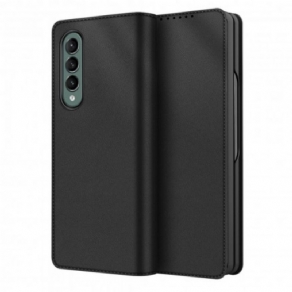 Cover Samsung Galaxy Z Fold 3 5G Flip Cover Skin-touch Split Læder