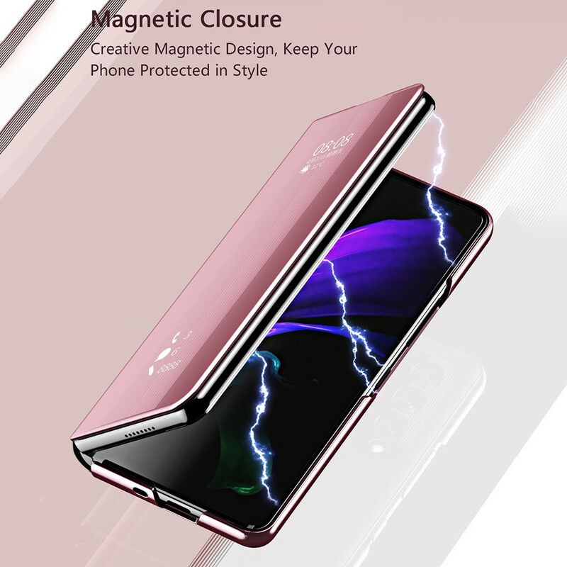 Cover Samsung Galaxy Z Fold 3 5G Flip Cover Spejldæksel