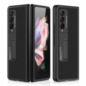 Cover Samsung Galaxy Z Fold 3 5G Gkk Bagside Vævet Læder