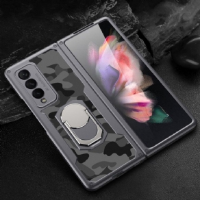 Cover Samsung Galaxy Z Fold 3 5G Gkk Support Ring Camouflage