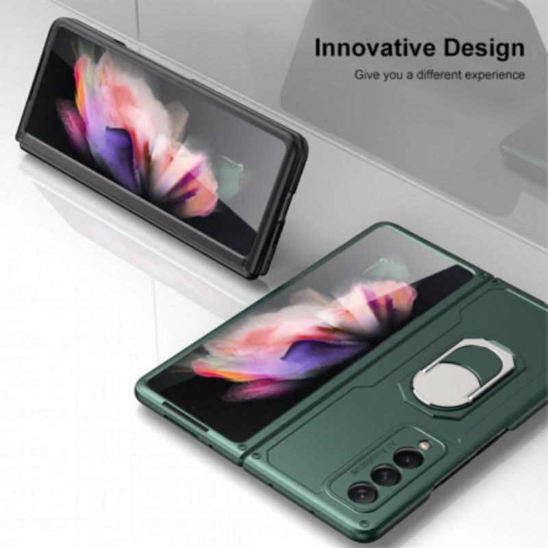 Cover Samsung Galaxy Z Fold 3 5G Hybrid Med Ring-support Gkk