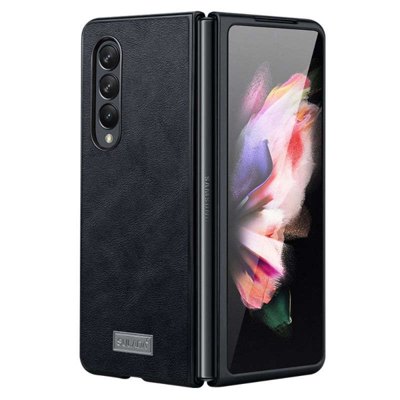 Cover Samsung Galaxy Z Fold 3 5G Imiteret Læder Sulada