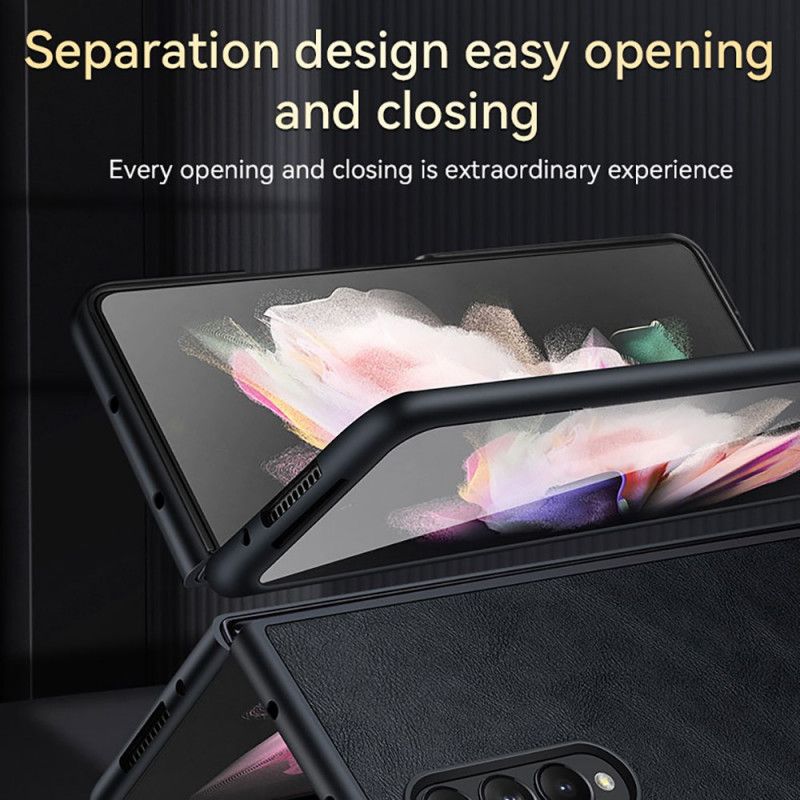 Cover Samsung Galaxy Z Fold 3 5G Imiteret Læder Sulada