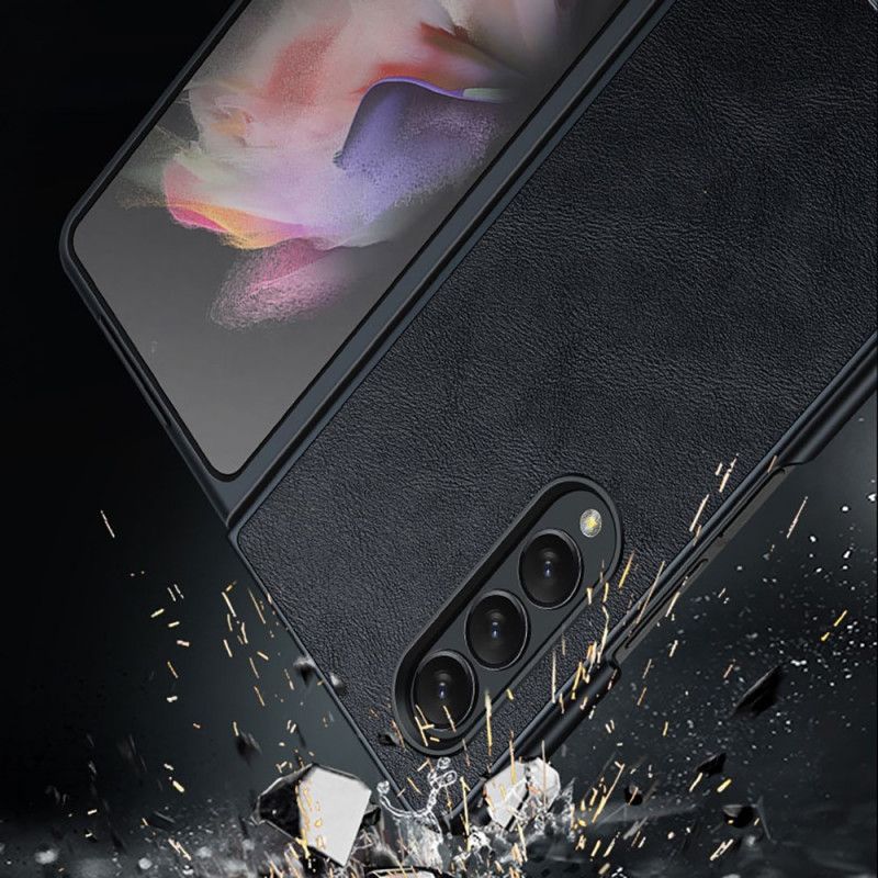 Cover Samsung Galaxy Z Fold 3 5G Imiteret Læder Sulada