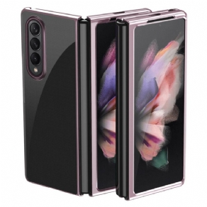 Cover Samsung Galaxy Z Fold 3 5G Klar Metalstil