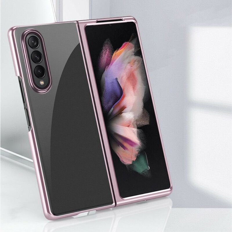 Cover Samsung Galaxy Z Fold 3 5G Klar Metalstil