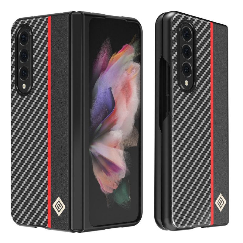 Cover Samsung Galaxy Z Fold 3 5G Line Carbon Fiber Lc.imeeke