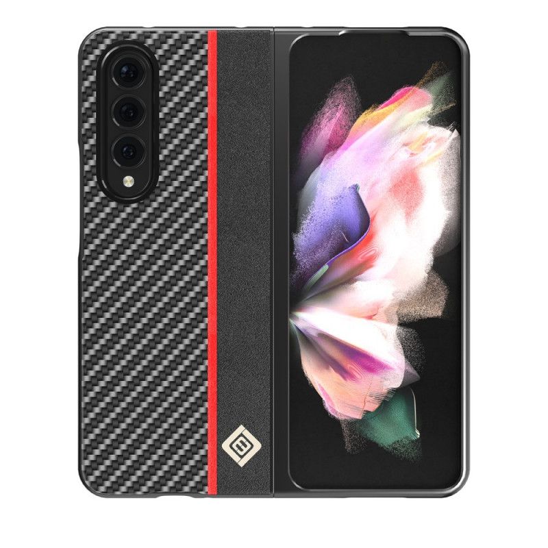 Cover Samsung Galaxy Z Fold 3 5G Line Carbon Fiber Lc.imeeke