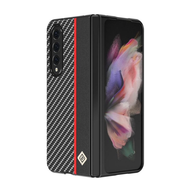 Cover Samsung Galaxy Z Fold 3 5G Line Carbon Fiber Lc.imeeke