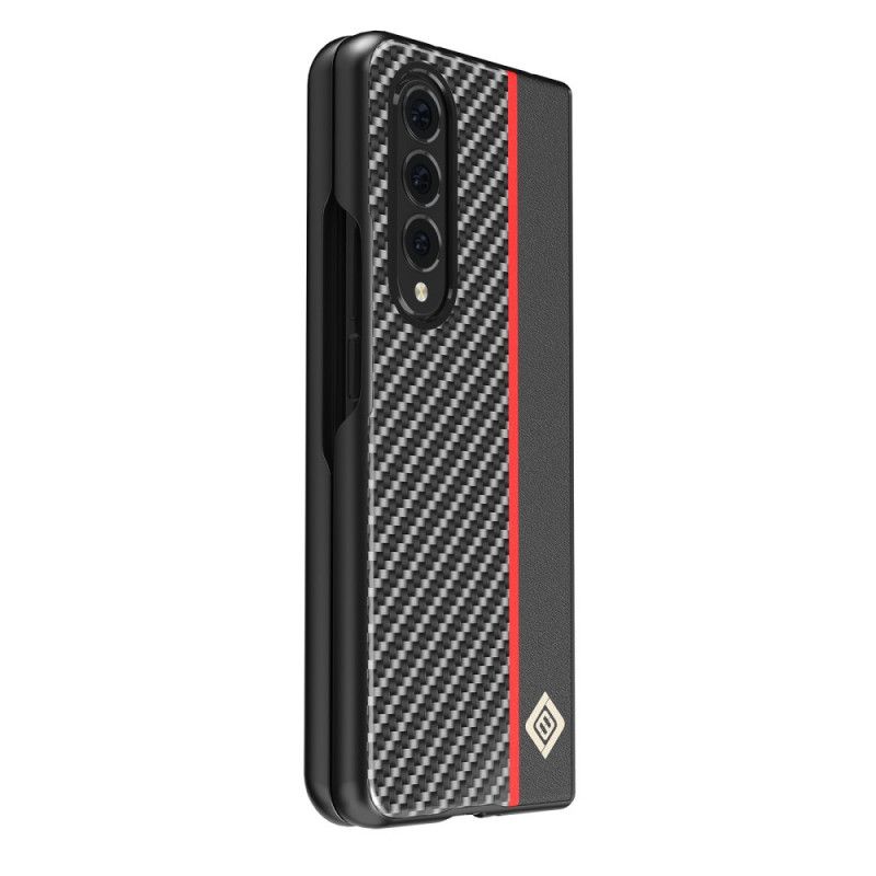 Cover Samsung Galaxy Z Fold 3 5G Line Carbon Fiber Lc.imeeke