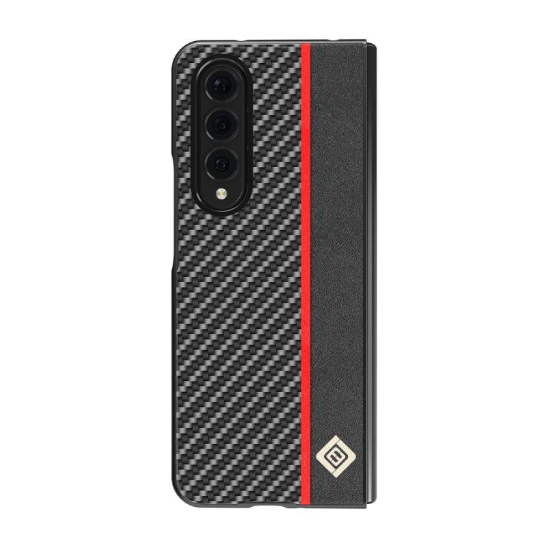 Cover Samsung Galaxy Z Fold 3 5G Line Carbon Fiber Lc.imeeke