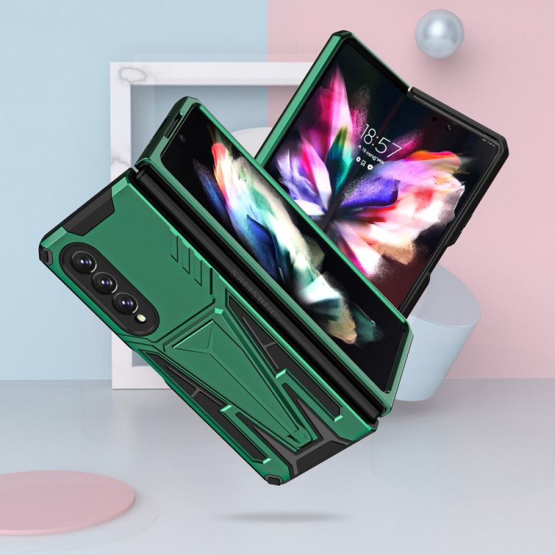 Cover Samsung Galaxy Z Fold 3 5G Modstandsdygtig Premium Support