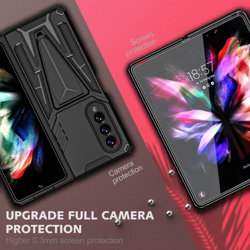 Cover Samsung Galaxy Z Fold 3 5G Modstandsdygtig Premium Support