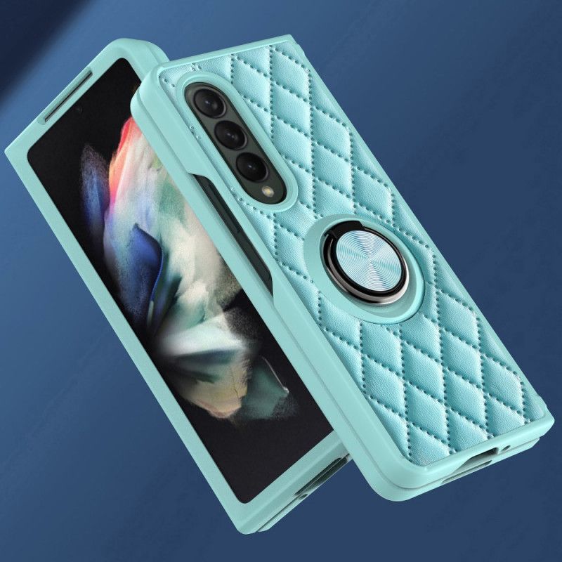 Cover Samsung Galaxy Z Fold 3 5G Polstret Med Ringstøtte