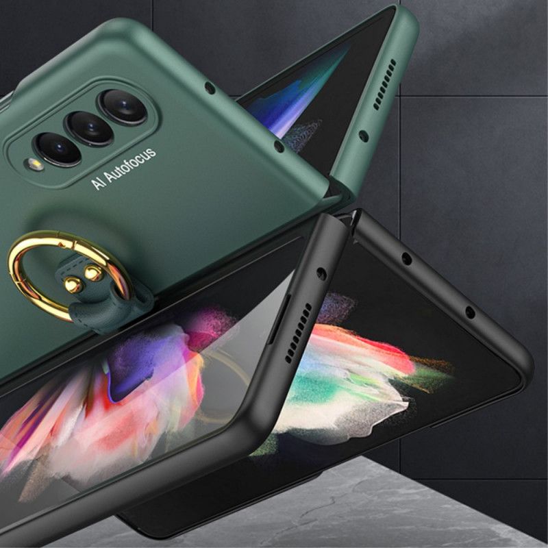 Cover Samsung Galaxy Z Fold 3 5G Ringstøtte Og Skærmbeskytter Gkk