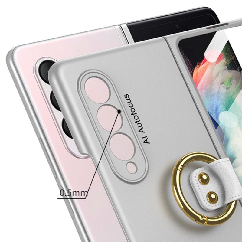 Cover Samsung Galaxy Z Fold 3 5G Ringstøtte Og Skærmbeskytter Gkk