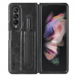 Cover Samsung Galaxy Z Fold 3 5G Stylusholder I Læderstil Caseneo