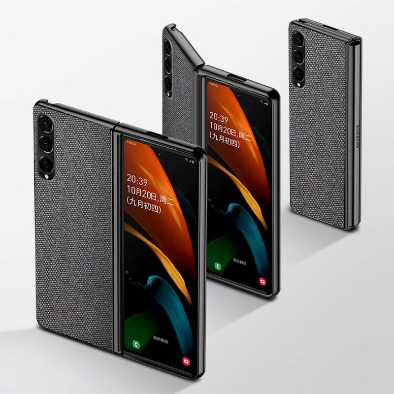 Cover Samsung Galaxy Z Fold 3 5G Tekstureret Lædereffekt