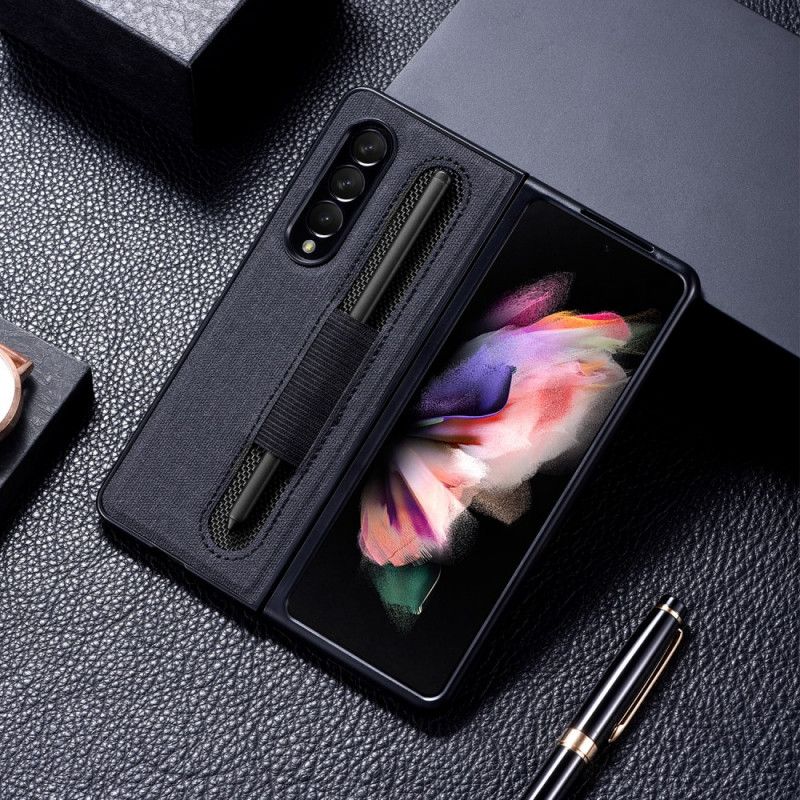 Cover Samsung Galaxy Z Fold 3 5G Teksturstof