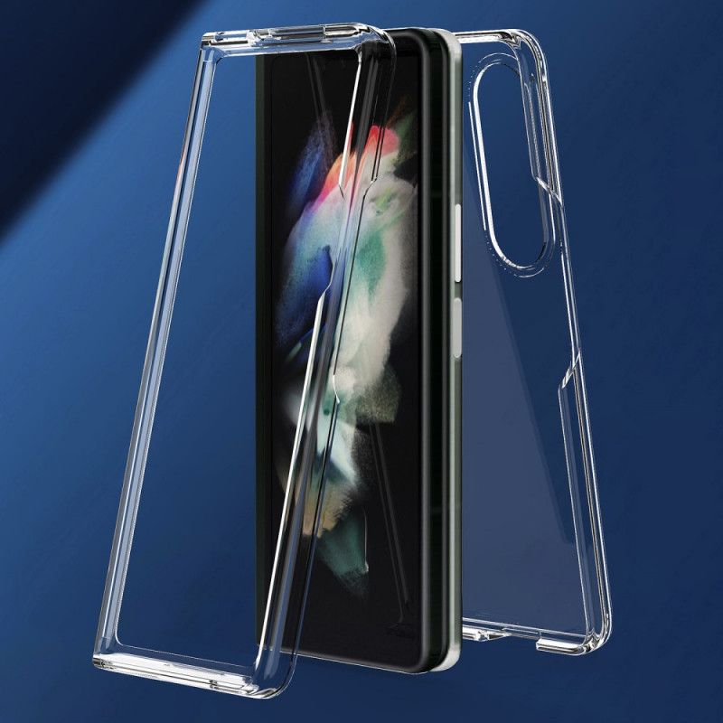 Cover Samsung Galaxy Z Fold 3 5G Transparente Farvede Kanter