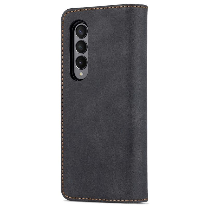 Flip Cover Samsung Galaxy Z Fold 3 5G Azns Læderstil