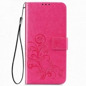 Flip Cover Samsung Galaxy Z Fold 3 5G Blomsterdesign Med Snor