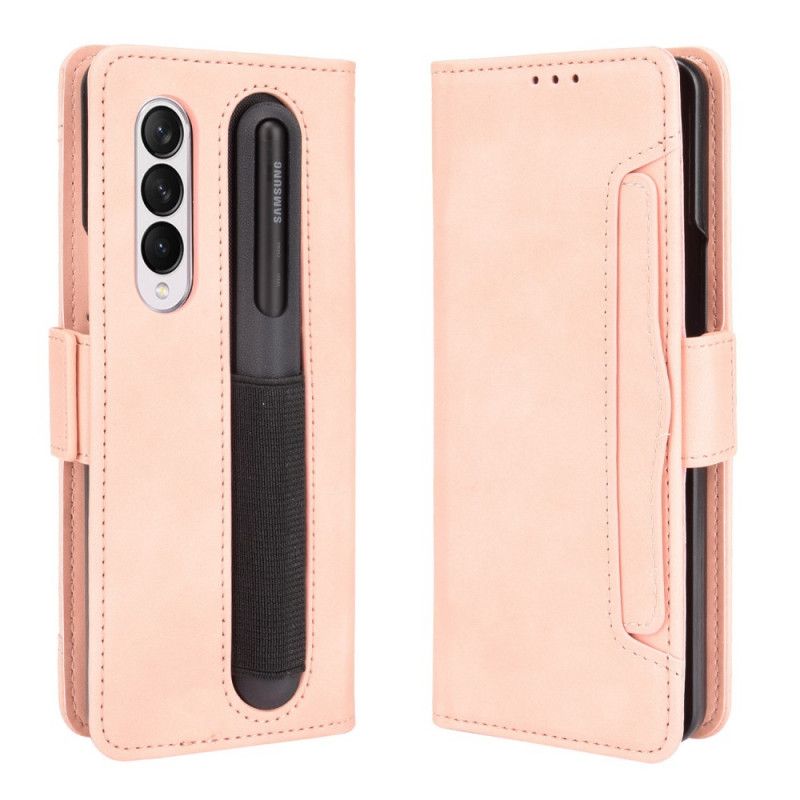 Flip Cover Samsung Galaxy Z Fold 3 5G Førsteklasses Penneholder