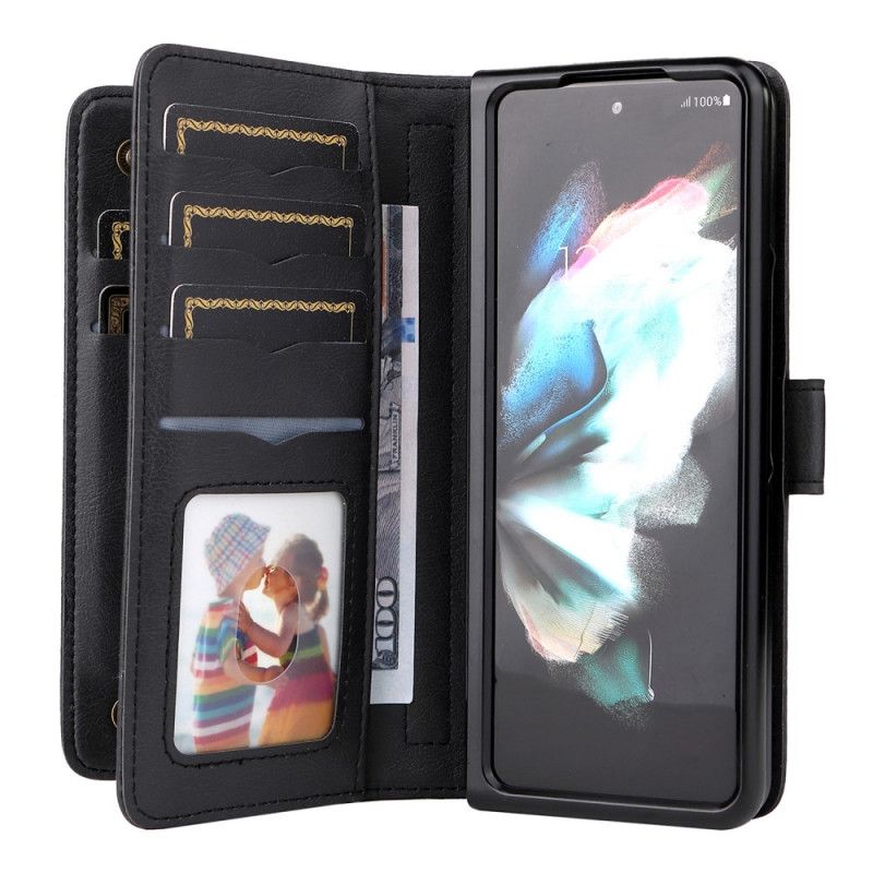 Flip Cover Samsung Galaxy Z Fold 3 5G Multi-funktion Business Wallet