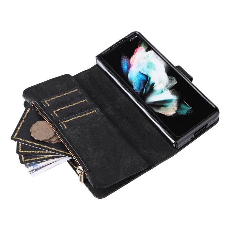 Flip Cover Samsung Galaxy Z Fold 3 5G Multifunktionskortholder