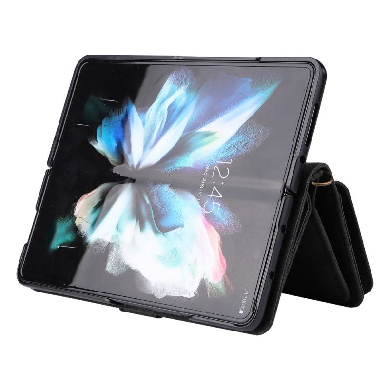 Flip Cover Samsung Galaxy Z Fold 3 5G Multifunktionskortholder