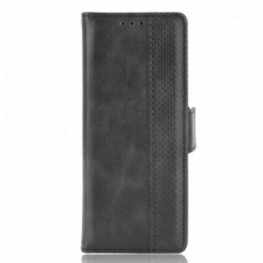 Flip Cover Samsung Galaxy Z Fold 3 5G Styliseret Lædereffekt