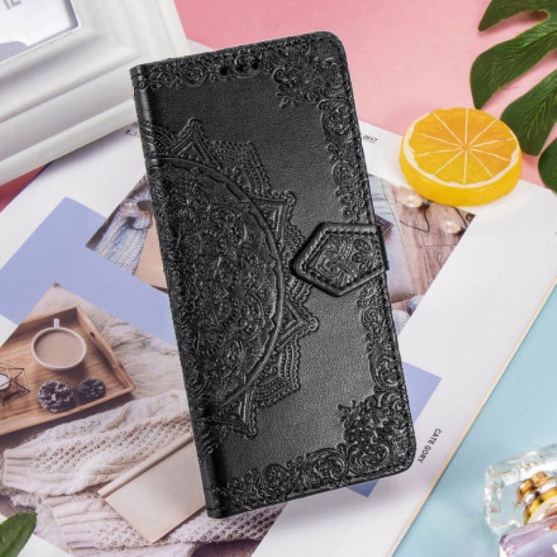 Læder Cover Samsung Galaxy Z Fold 3 5G Middelaldermandala