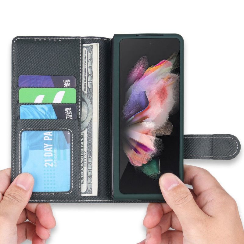 Mobilcover Læder Cover Samsung Galaxy Z Fold 3 5G Aftagelig Penneholder