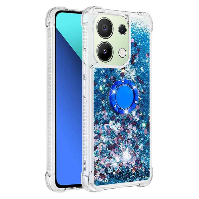 Cover Xiaomi Redmi Note 13 4g Glitter Ring-støtte