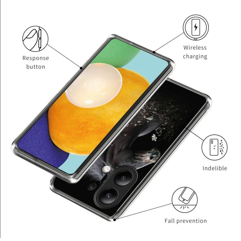 Cover Xiaomi Redmi Note 13 4g Hest Og Blomst