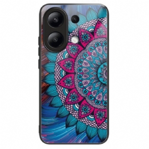 Cover Xiaomi Redmi Note 13 4g Mandala Hærdet Glas