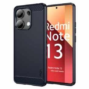 Cover Xiaomi Redmi Note 13 4g Mofi Børstet Kulfiber