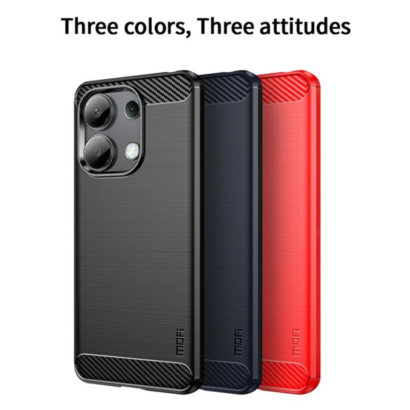 Cover Xiaomi Redmi Note 13 4g Mofi Børstet Kulfiber